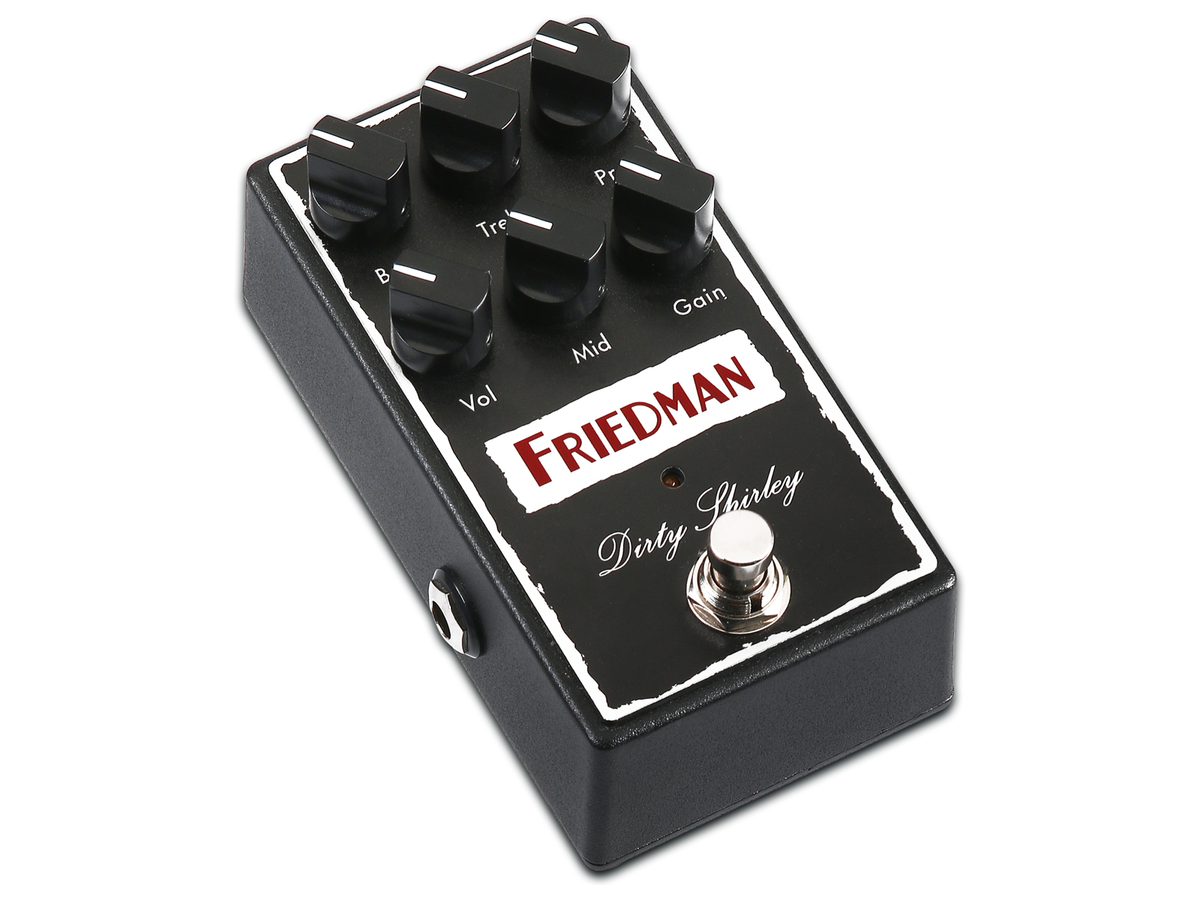 Friedman Dirty Shirley Overdrive Pedal — bottom view with battery compartment