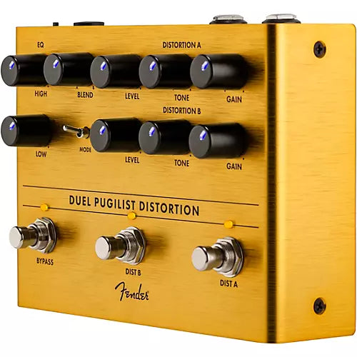 New Fender Duel Pugilist Distortion Guitar Effects Pedal