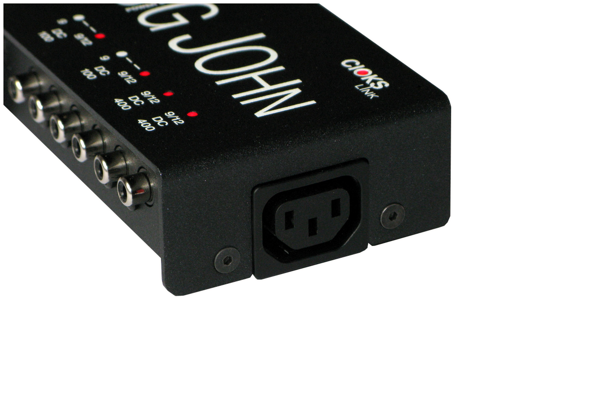 CIOKS Big John Link power supply side view with AC mains input