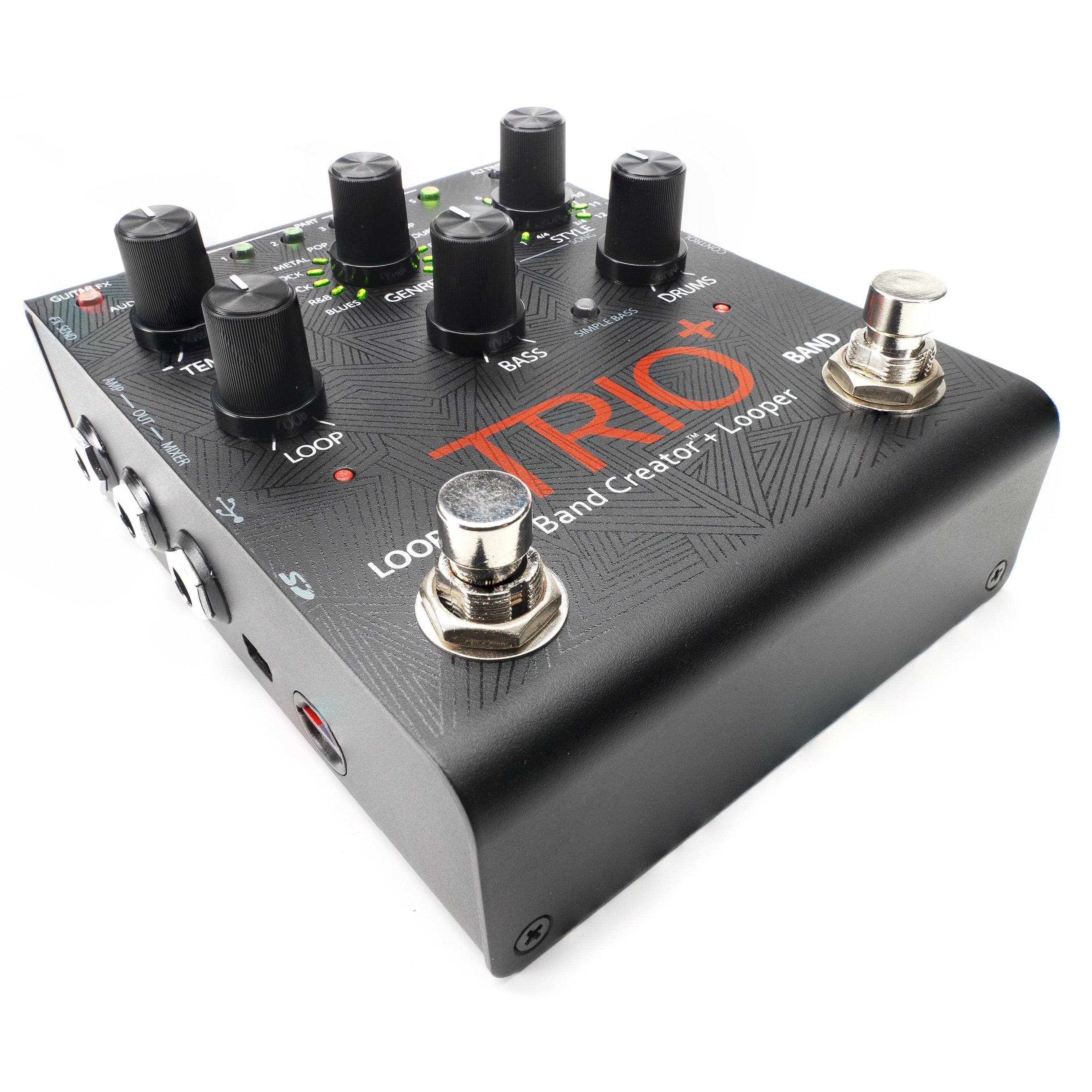New DigiTech Trio+ Band Creator Plus Looper Guitar Effects Pedal