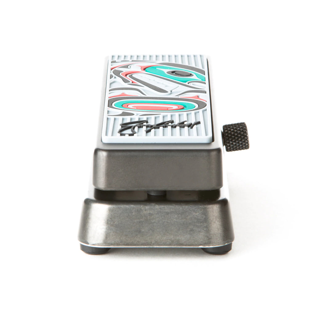 Dunlop JC95B Cry Baby Wah bottom plate with Rainier Fog lyrics