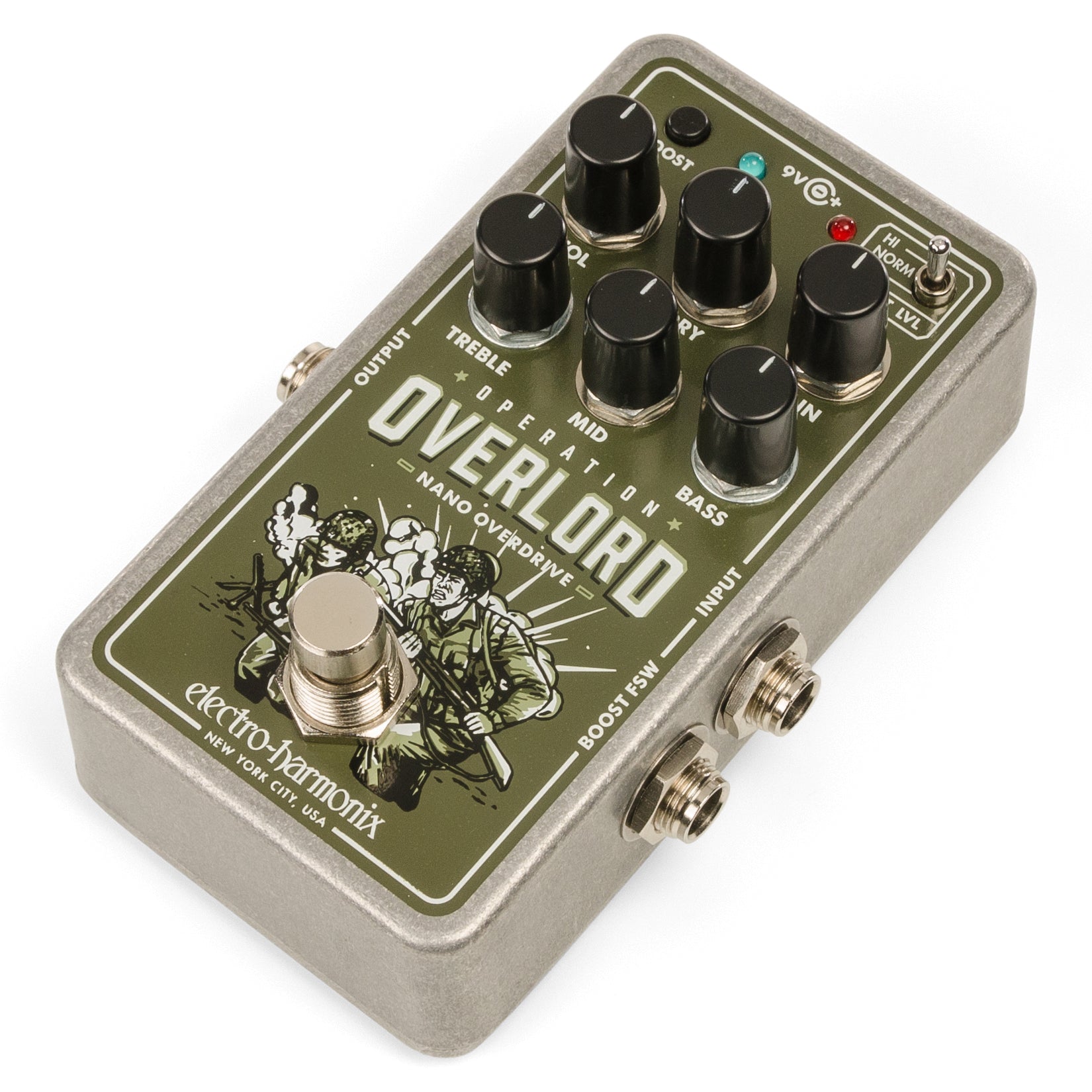 New Electro-Harmonix EHX Nano Operation Overlord Overdrive Effects Pedal