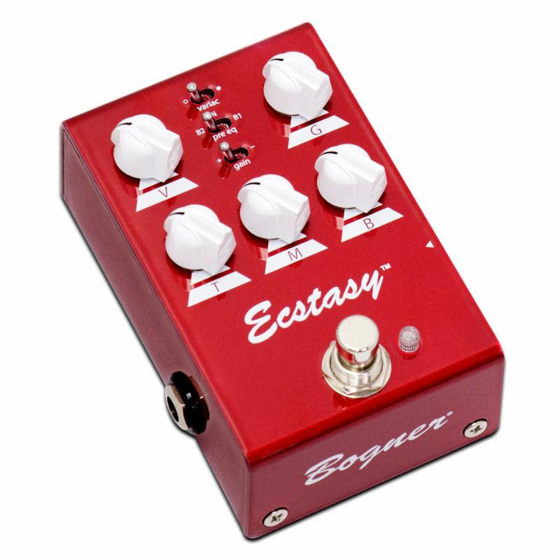 Bogner Ecstasy Red Mini overdrive pedal rear jacks