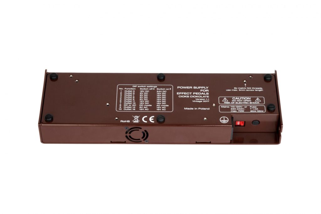 New CIOKS CIOKOLATE Guitar Pedal Power Supply