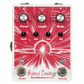 EarthQuaker Devices Astral Destiny octave reverb pedal — top view red and white enclosure