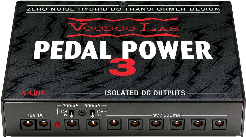 New Voodoo Lab Pedal Power 3 power supply - output jacks detail