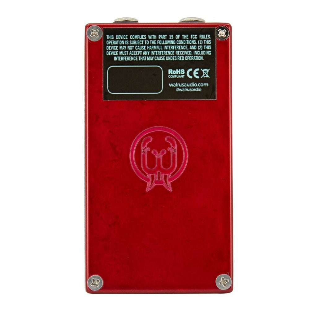 Walrus Audio Eras five-state high-gain distortion guitar effects pedal, detail view