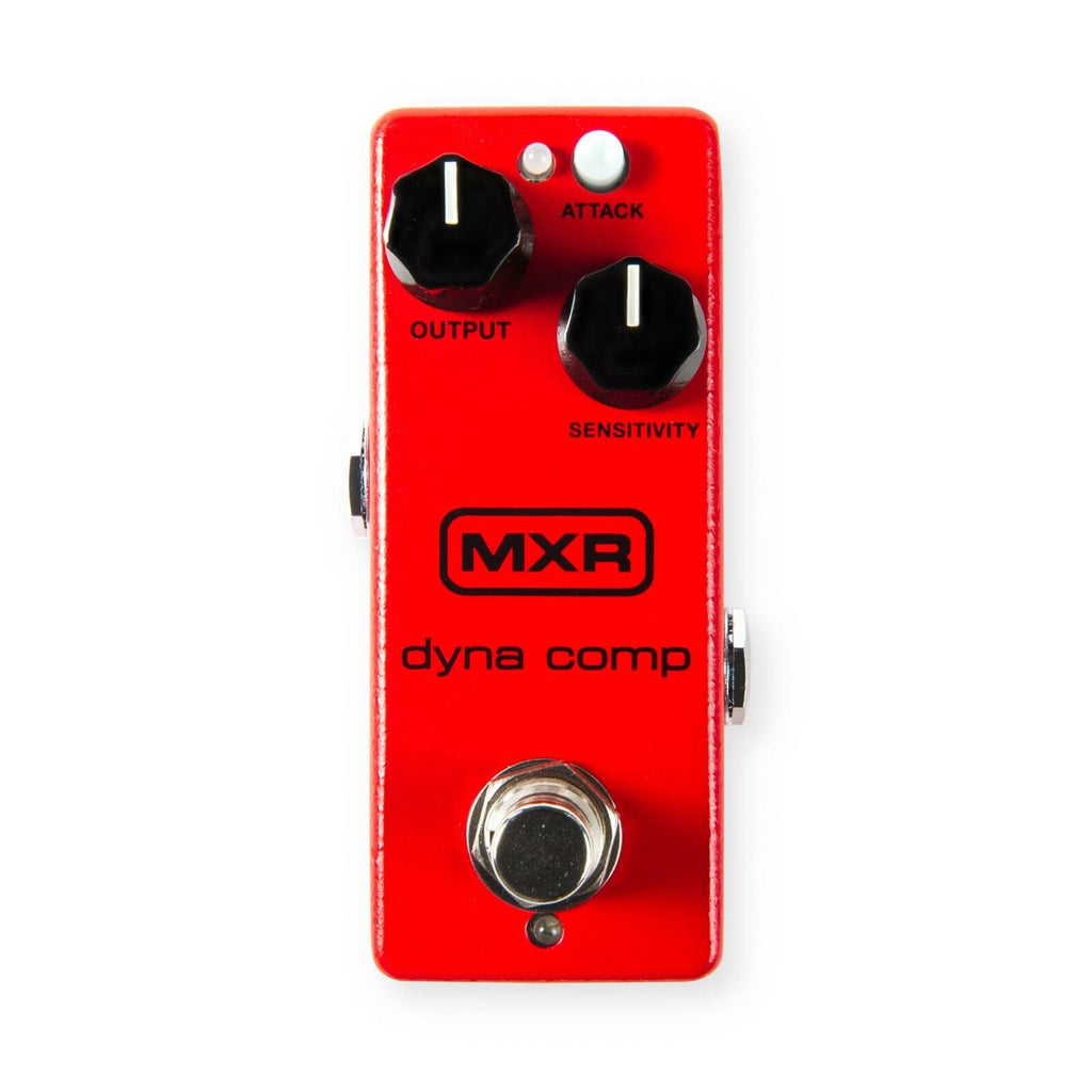MXR M291 Dyna Comp Mini compressor pedal — red front view