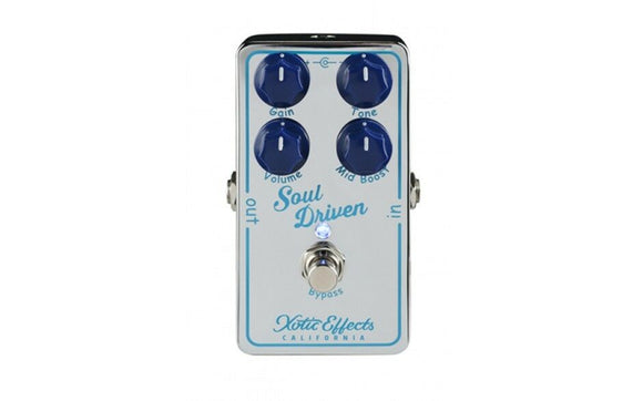 Open Box Xotic Effects Soul Driven Boost Overdrive Guitar Effects Pedal
