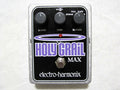 Electro-Harmonix Holy Grail Max reverb pedal — silver enclosure with black face panel