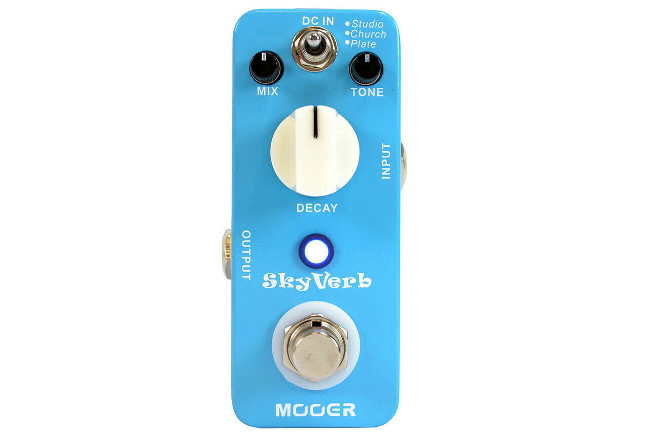 New Mooer Skyverb Reverb Guitar Effects Pedal