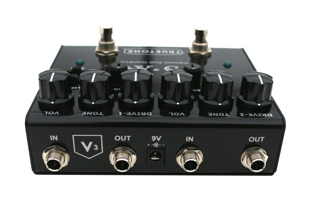 Truetone V3 VS-XO dual overdrive pedal angled view