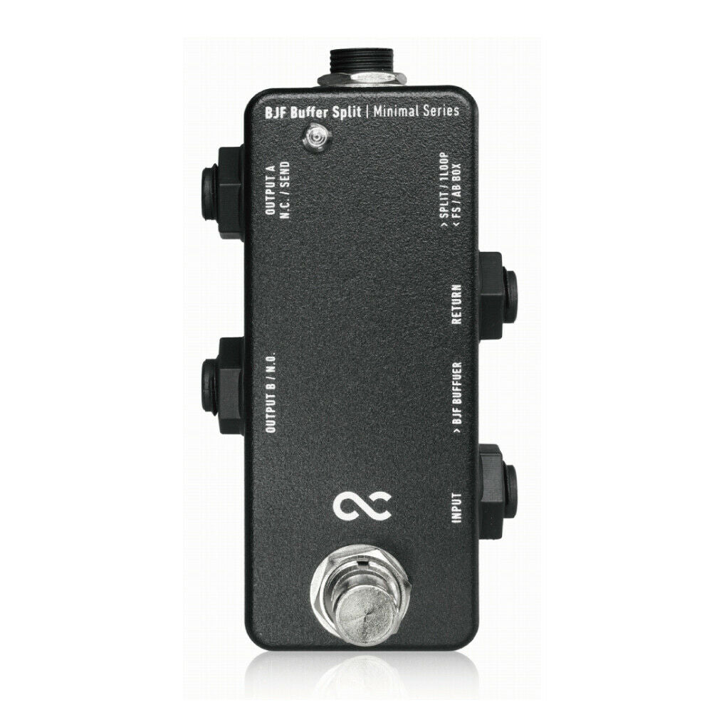 One Control BJF Buffer Split utility pedal — black enclosure