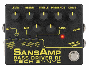 Used Tech 21 SansAmp Bass Driver DI V2 Bass Guitar Pedal