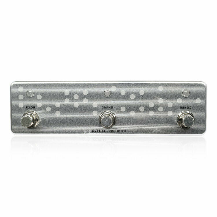 One Control BJF-S66 amp head — silver, side view