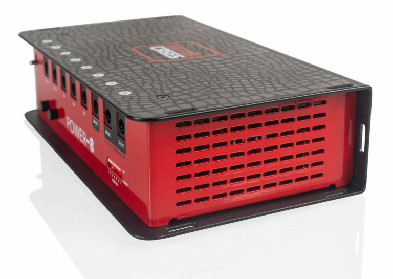Gator GTR-PWR-8 power supply — side view with mounting slots