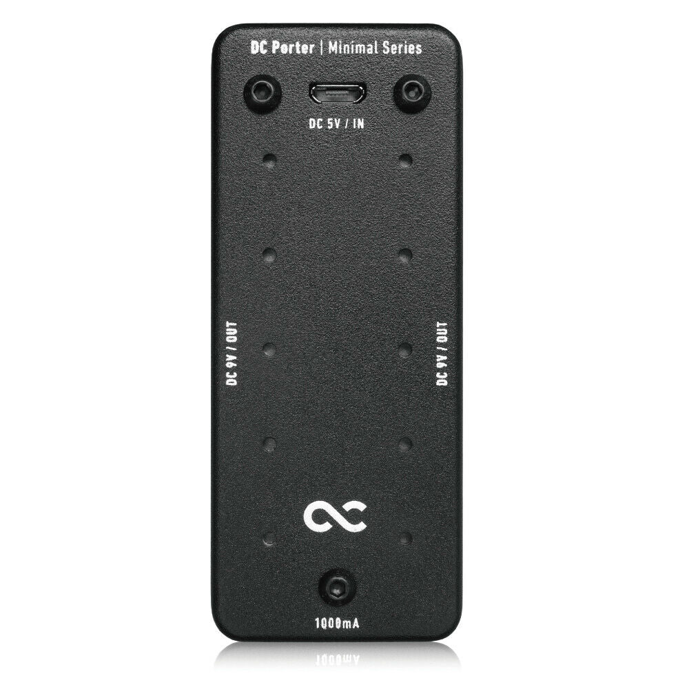 One Control DC Porter power supply — black enclosure, USB input, 10 isolated 9V outputs