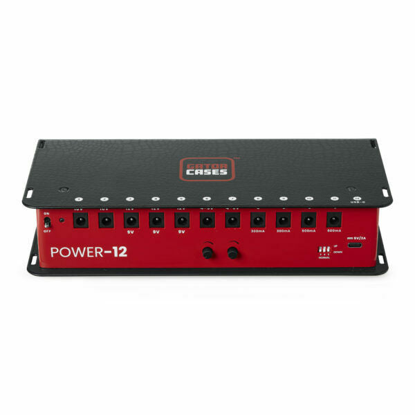 Gator GTR-PWR-12 power supply — front output jacks and labels