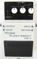 Boss NS-2 Noise Suppressor pedal - white enclosure top view