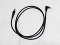 One Control DC-100-LS 100cm black DC power cable 3-pack, angled and straight plugs