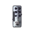 Mooer Regal Tone 007 micro preamp pedal — silver and black enclosure, front view with EQ and gain knobs
