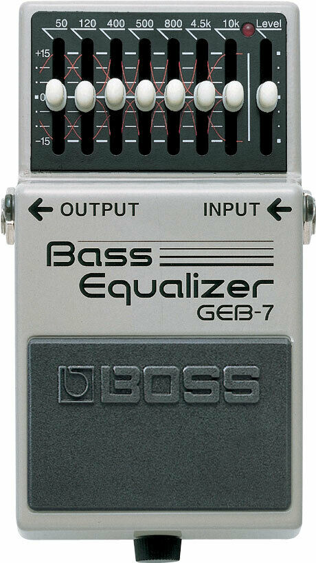 New Boss GEB-7 Bass Guitar EQ Equalizer Effects Pedal