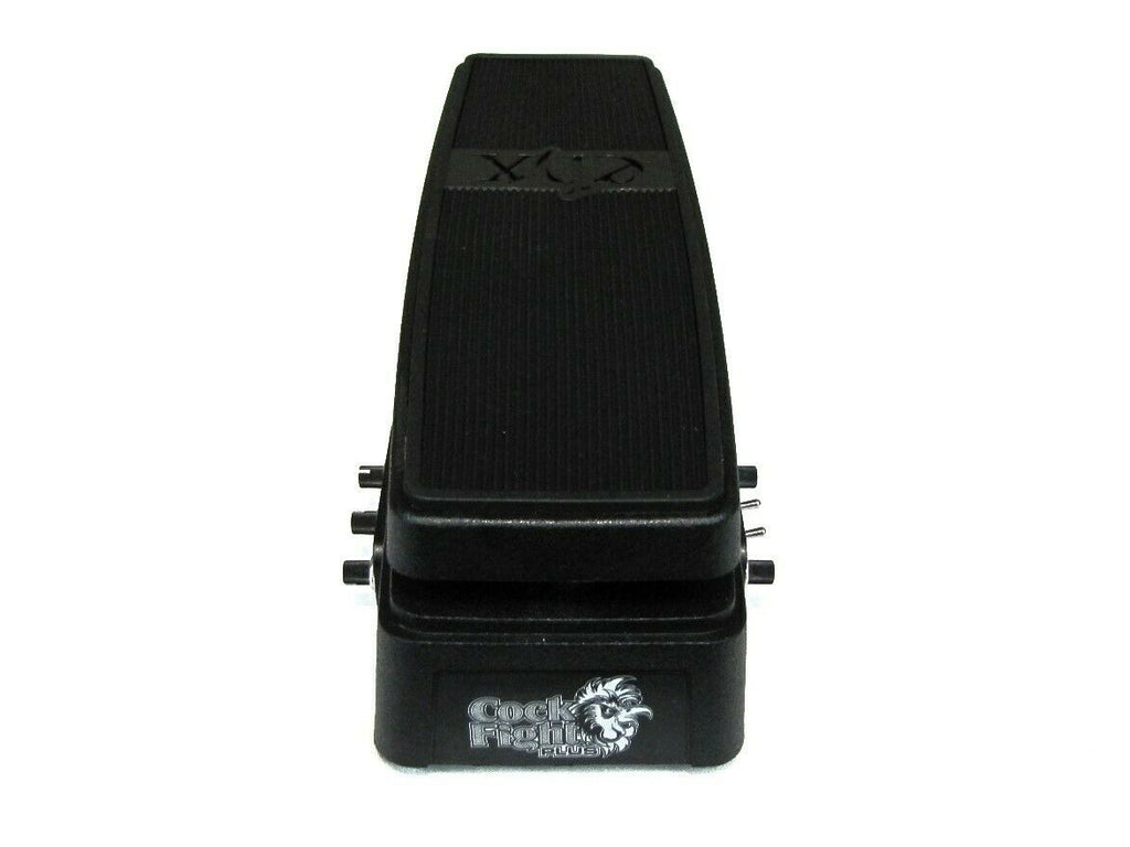 Electro-Harmonix Cock Fight Plus wah fuzz pedal — angled view
