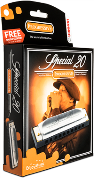 Hohner Special 20 Harmonica 5-Pack — single Special 20 close-up