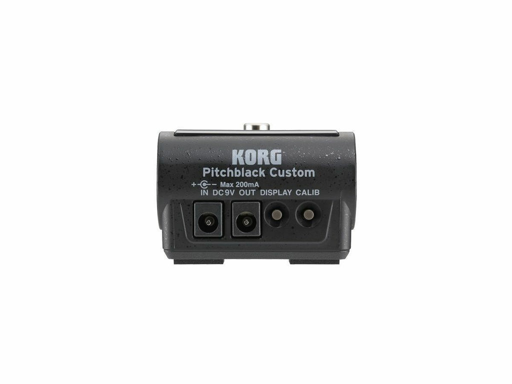 Korg Pitchblack Advance — top view showing footswitch and slanted profile