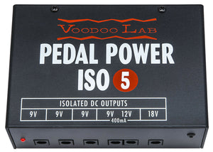 New Voodoo Lab Pedal Power ISO 5 Guitar Effect Pedal Power Supply