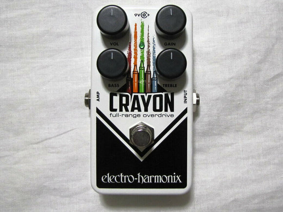 Used Electro-Harmonix EHX Crayon 69 Full Range Overdrive Guitar Effects Pedal