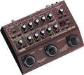 Boss AD-10 Acoustic Preamp pedal - angled view of controls