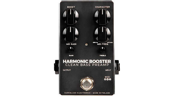 Used Darkglass Harmonic Booster Clean Preamplifier Bass Guitar Effects Pedal