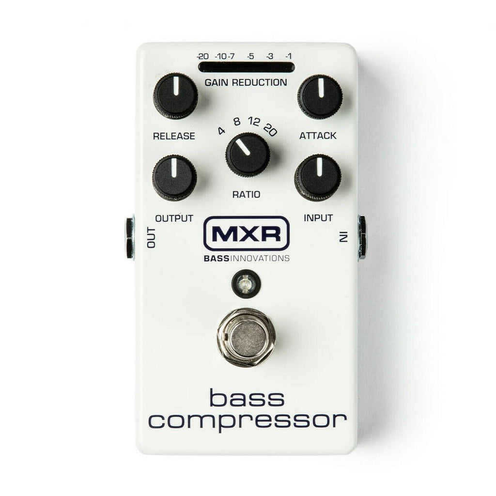 MXR M87 Bass Compressor pedal — front control view