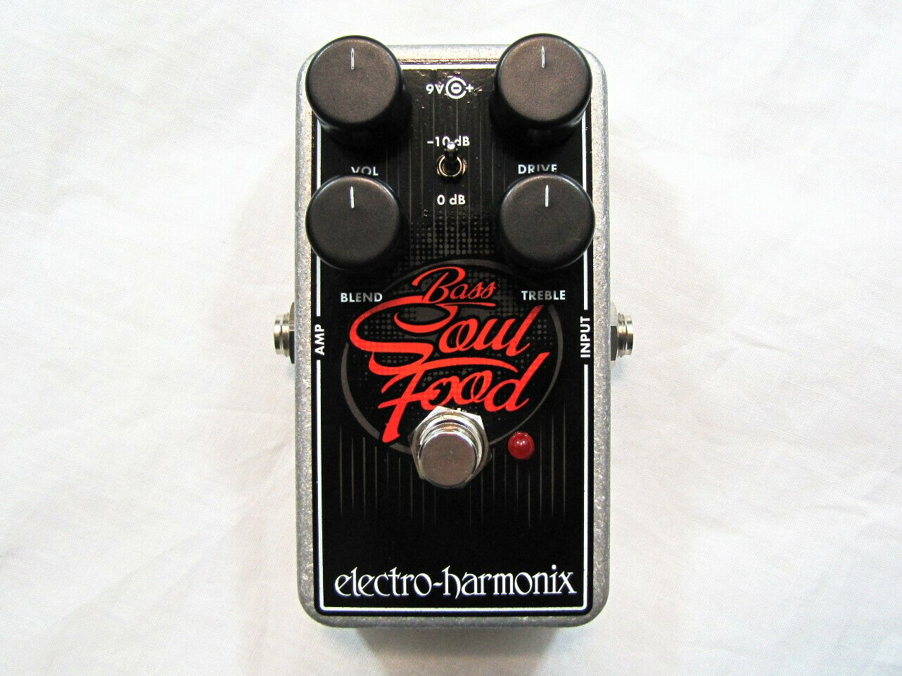 Used Electro-Harmonix EHX Bass Soul Food Distortion Fuzz Overdrive Effects Pedal