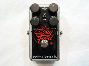 Used Electro-Harmonix EHX Bass Soul Food Distortion Fuzz Overdrive Effects Pedal
