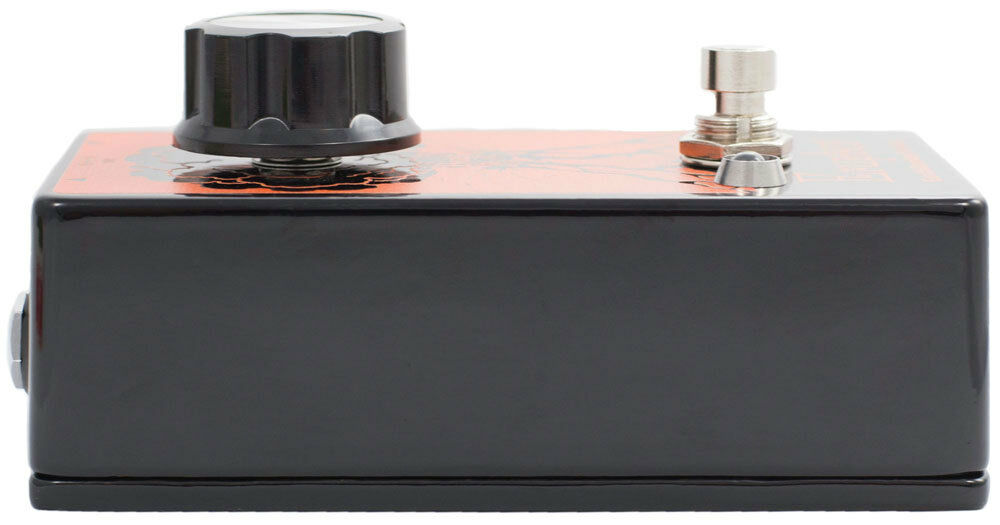 EarthQuaker Devices Erupter fuzz pedal — rear jacks view