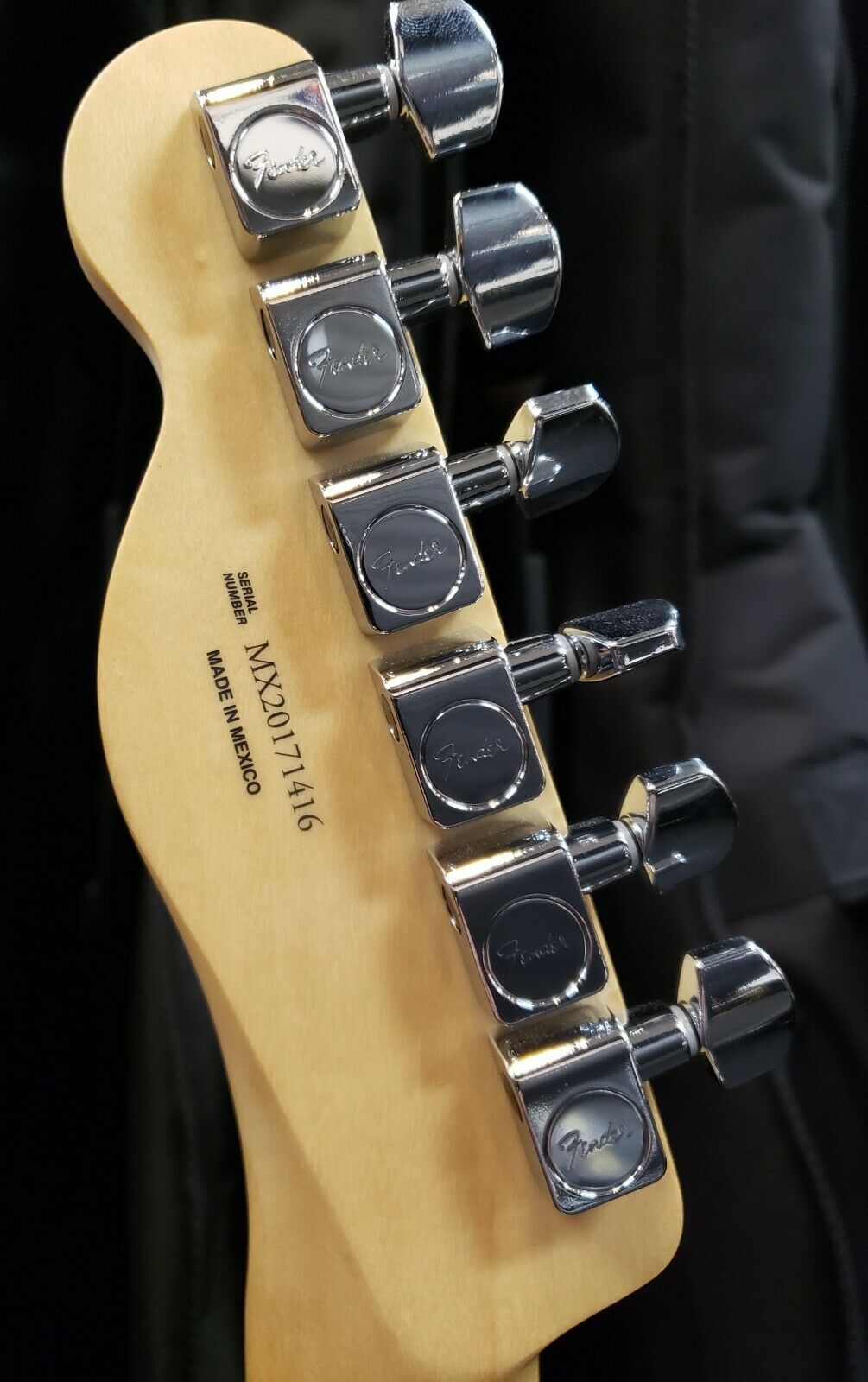 Fender 75th Anniversary Telecaster rear body view