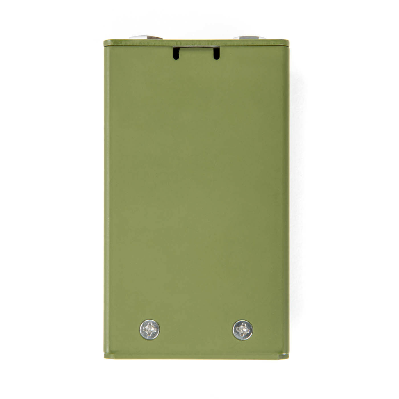 Way Huge Russian Pickle fuzz pedal top view showing Volume Tone and Distortion knobs