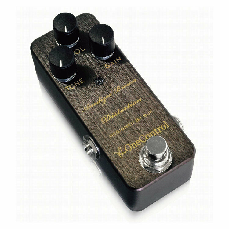 One Control Anodized Brown Distortion guitar pedal — additional detail view