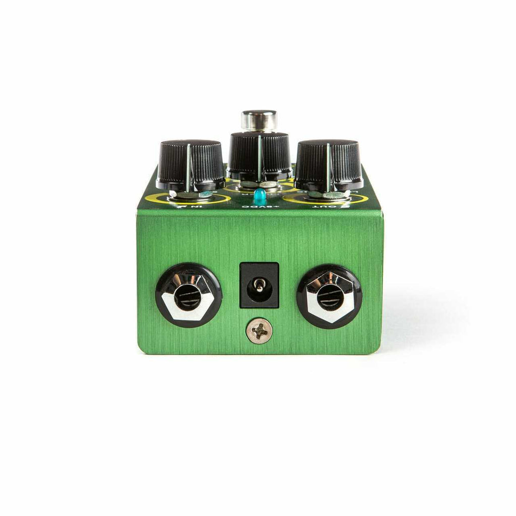 Way Huge Swollen Pickle fuzz pedal rear jacks