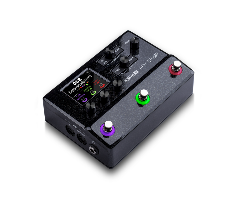 New Line 6 HX Stomp Compact Amp & Effects Processor Guitar Multi-Effects Pedal