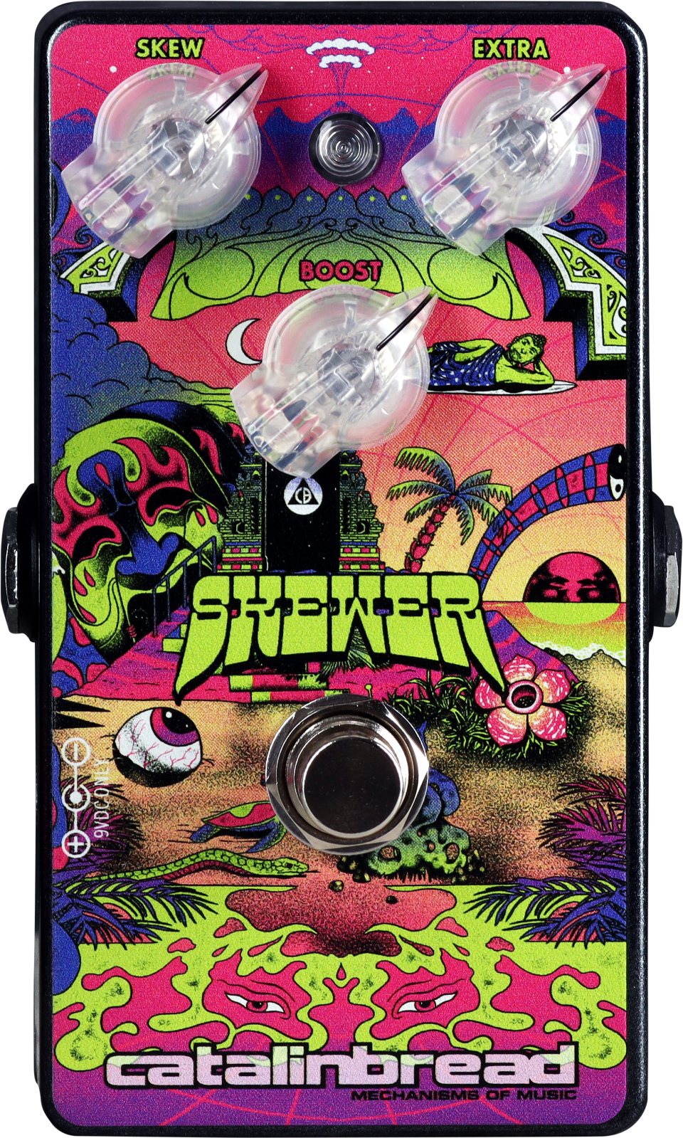 Catalinbread Skewer Guitar Effects Pedal Front