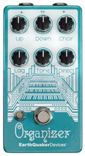 EarthQuaker Devices Organizer V2 Polyphonic Organ Emulator Pedal - teal enclosure, front view