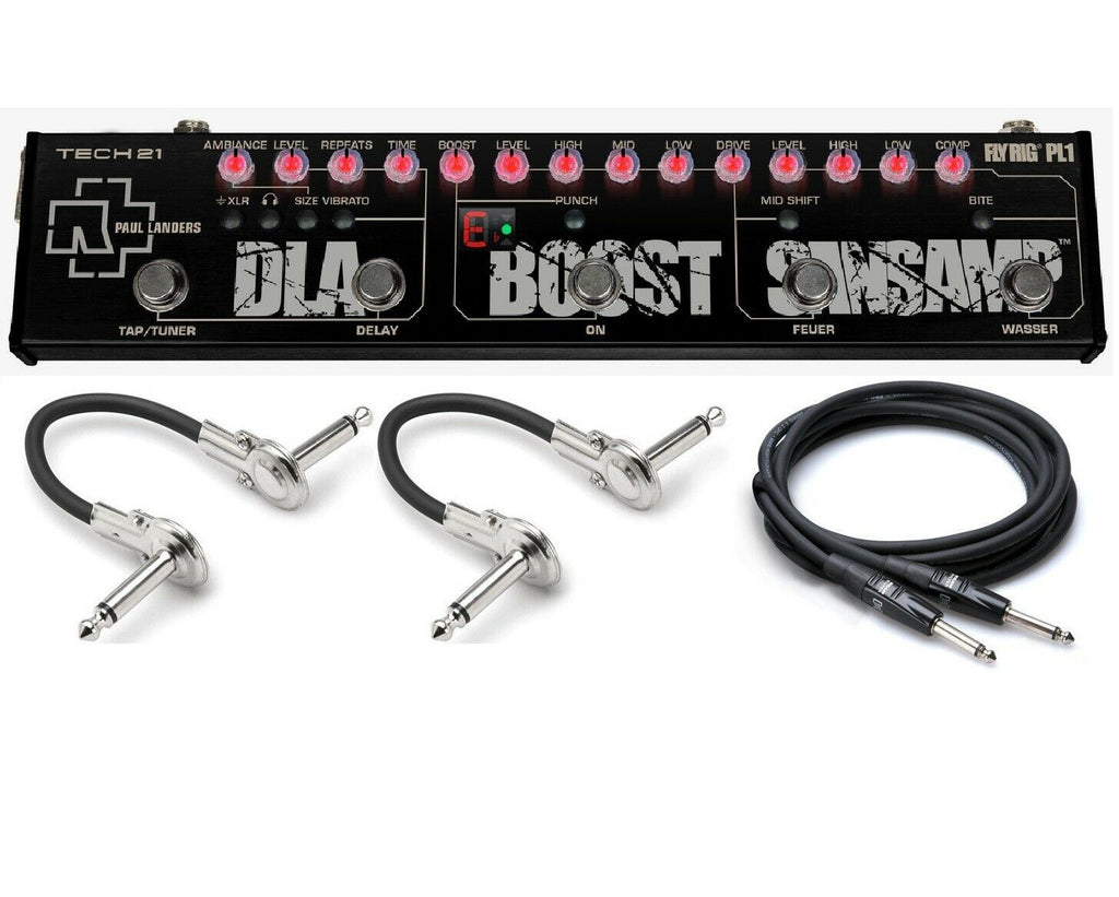 New Tech 21 PL1 Paul Landers Fly Rig SansAmp pedal with cables