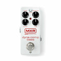 MXR M282 Bass Dyna Comp Mini Compressor — white mini housing, top-down view