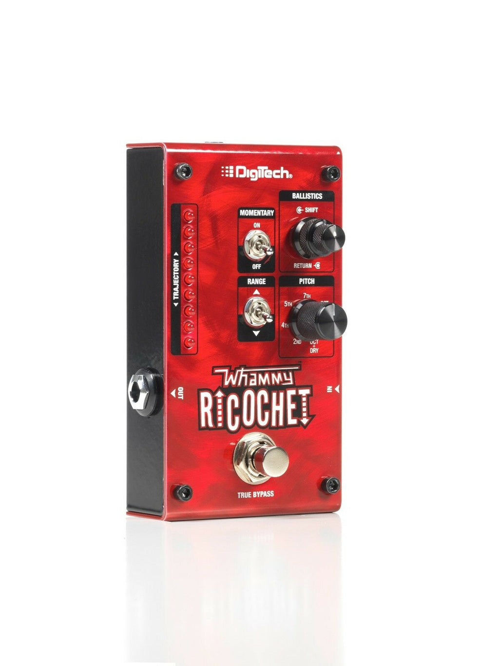 DigiTech Whammy Ricochet pitch shift pedal — angled product view