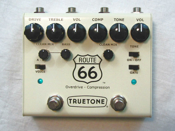 Used Truetone V3 Route 66 Overdrive Compression Effects Pedal