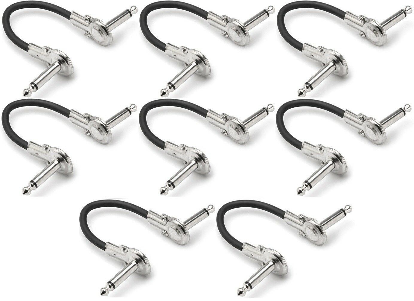 8 New Hosa IRG-1005 Low Profile Flat Pancake 6" Patch Cables IRG-6005 +2