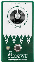 EarthQuaker Devices Arrows V2 preamp booster pedal — green and white front panel